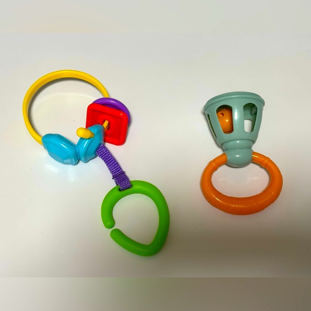 “Diamond Ring” Rattle and Stroller toy!